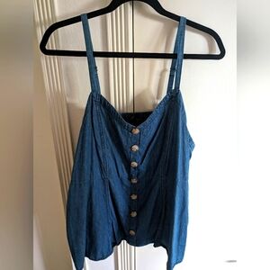 Torrid Button Front Tank